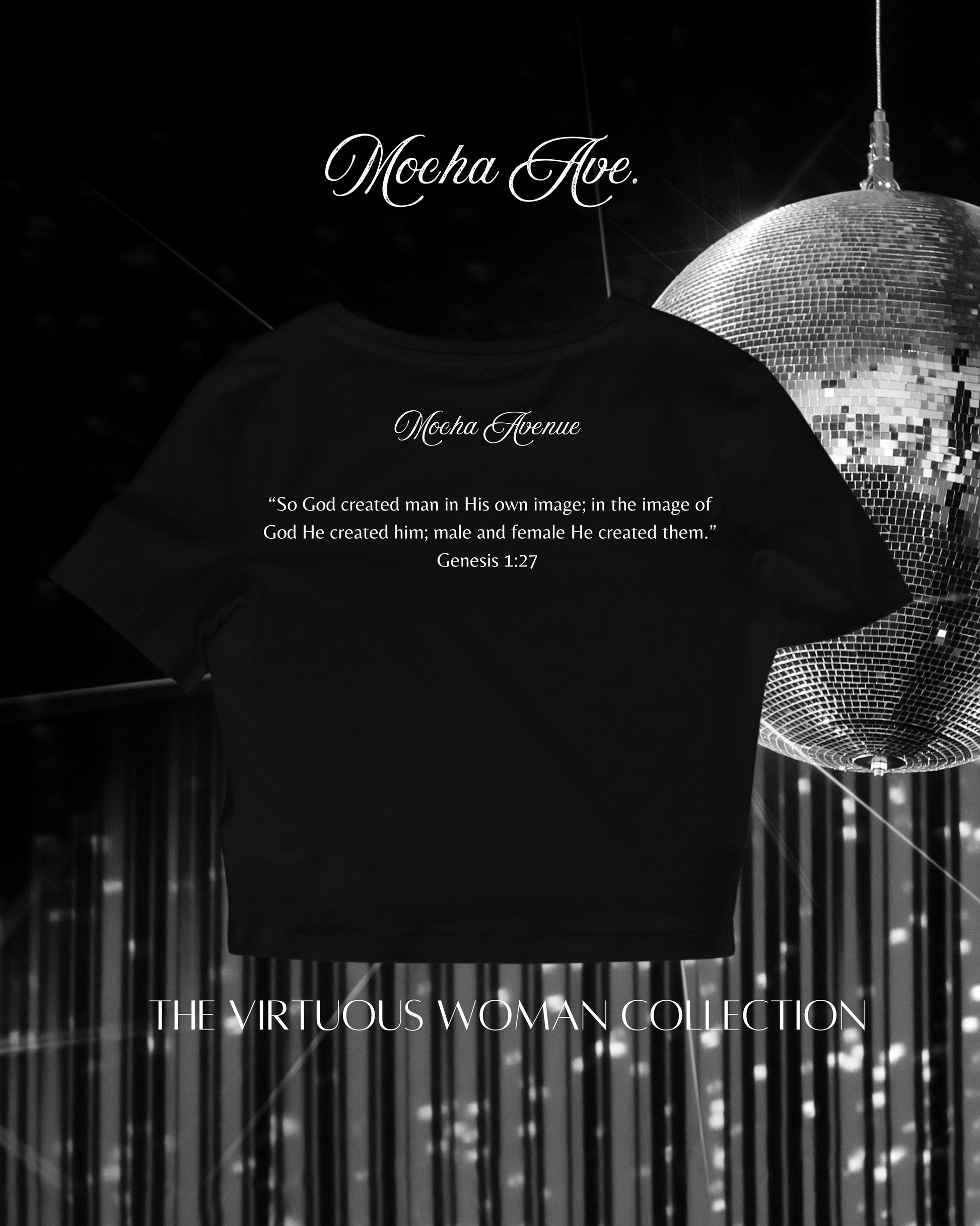 "She Is: Made In The Image" Crop Tee
