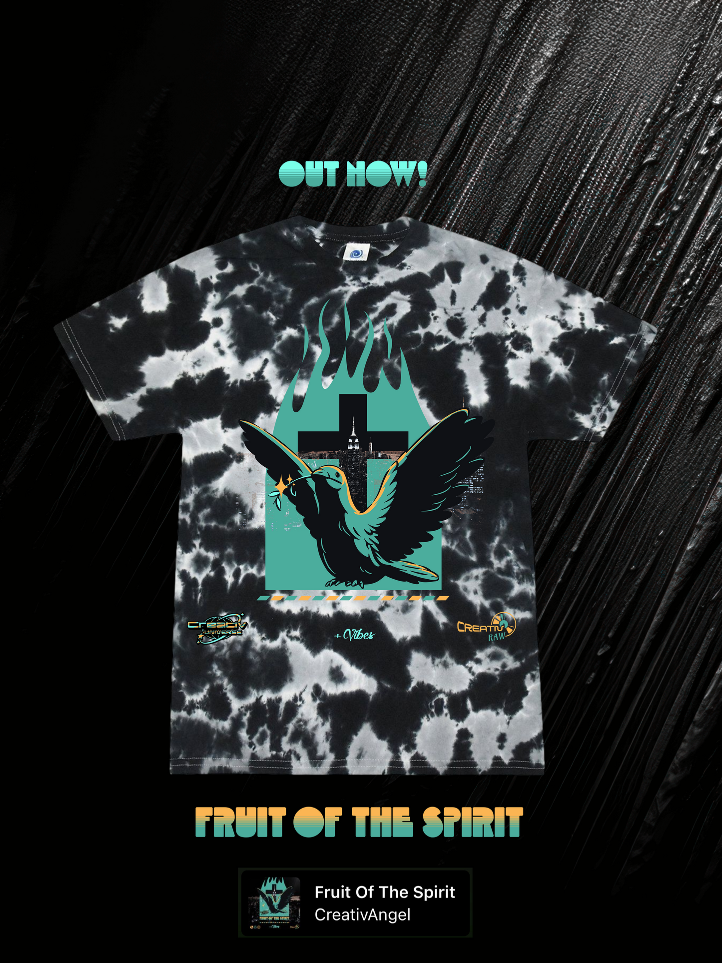"Fruit Of The Spirit" Official Limited Edition Tie-Dye Tee