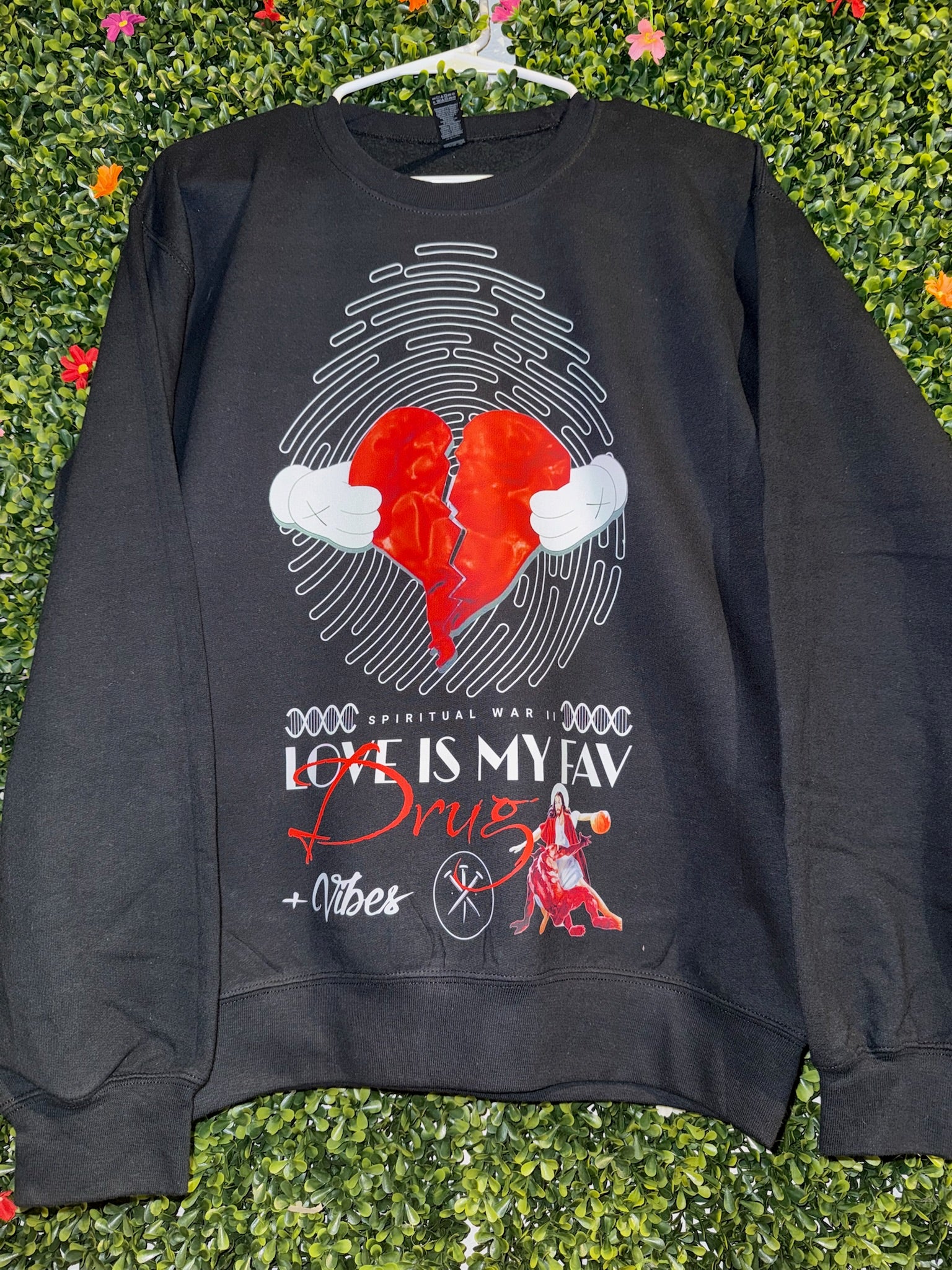 SW2: Love Is My Fav Drug Long-Sleeve Crewneck