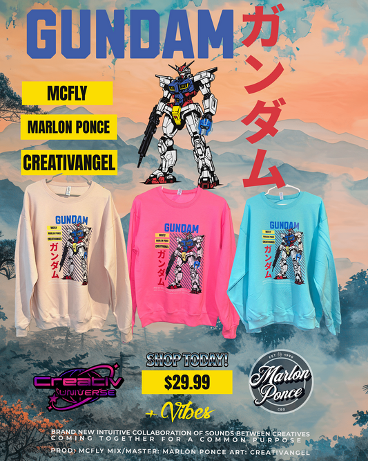 "Gundam" Limited Edition Crewneck | MCFLY X C.A.M.P| + New Song!
