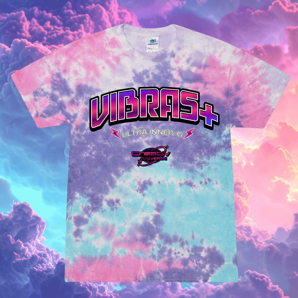 VIBRAS(+) Ultra Inner-G Limited Edition Tie-Dye T-Shirt