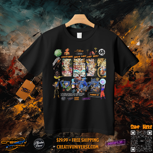 Powered Up Official DBZ T-Shirt (Limited Edition)