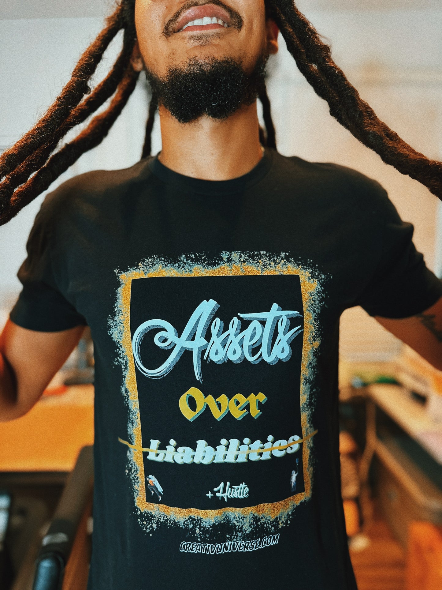 Assets Over Liabilities + Hustle T-Shirt