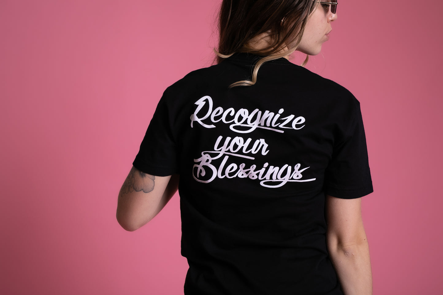 +Vibes "Recognize Your Blessings" Affirmation T-Shirt